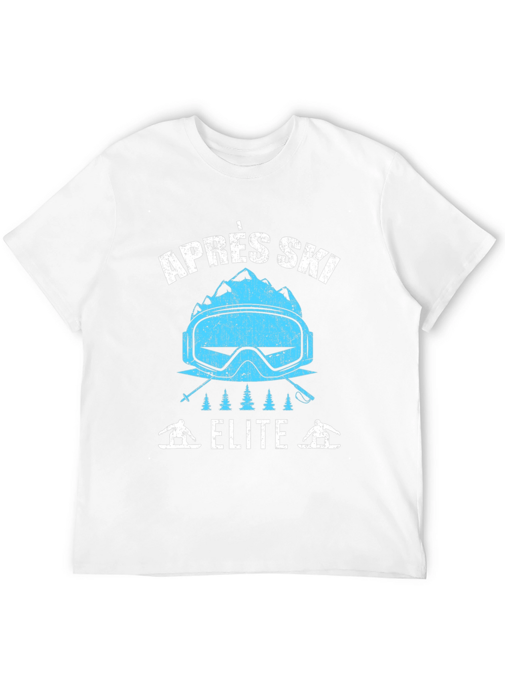 Après Ski Elite Graphic Tee - Black Cotton T-Shirt