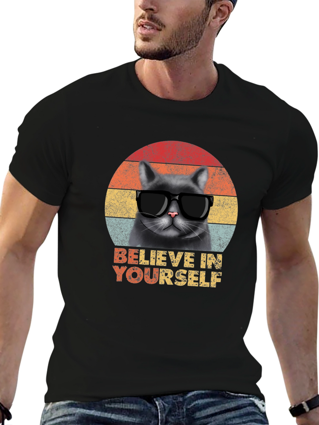 Believe In Yourself Cat T-Shirt