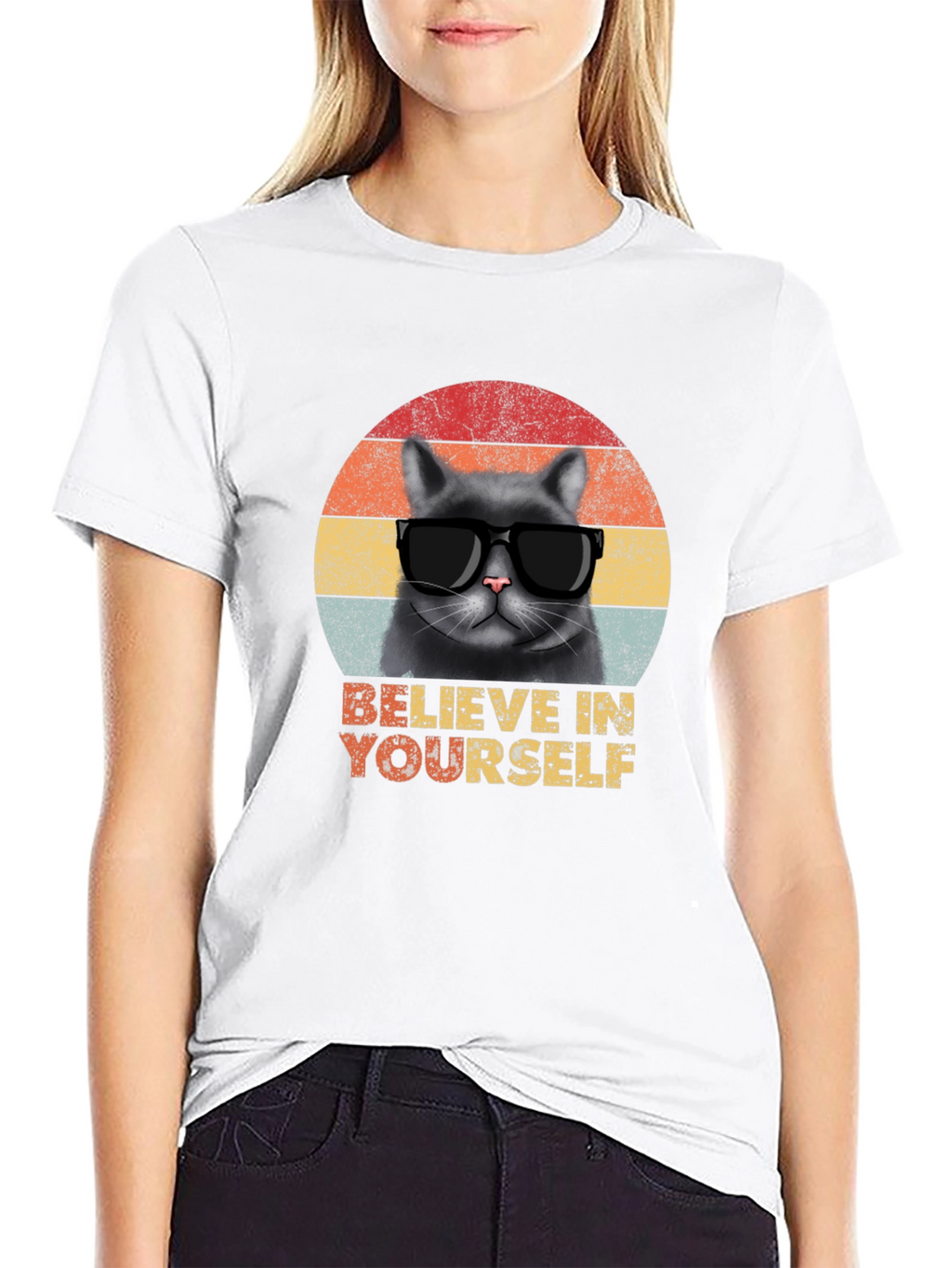 Believe In Yourself Cat T-Shirt
