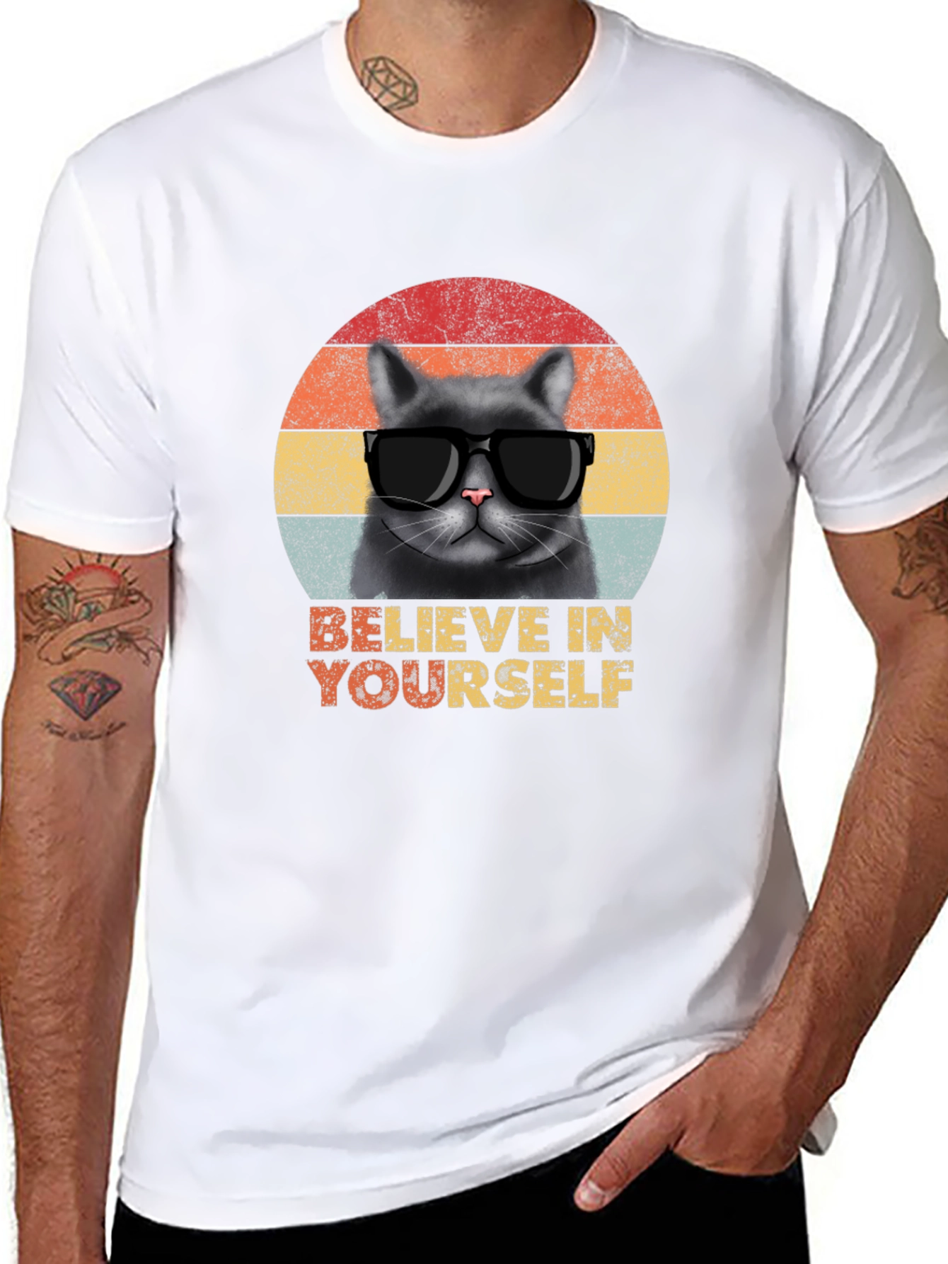 Believe In Yourself Cat T-Shirt