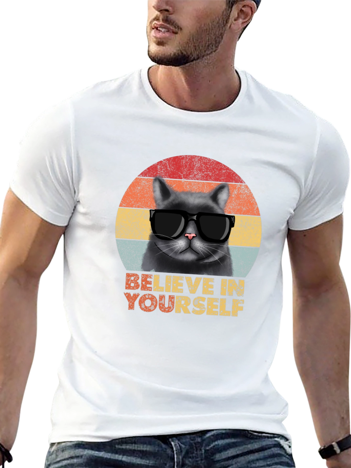 Believe In Yourself Cat T-Shirt