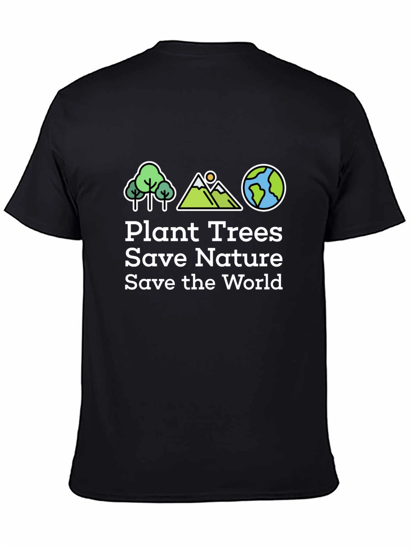 Eco-Friendly Plant Trees Save Nature Graphic T-Shirt