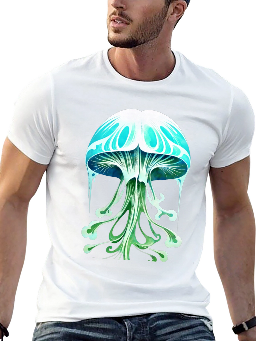 Jellyfish Graphic Tee - Unique Design