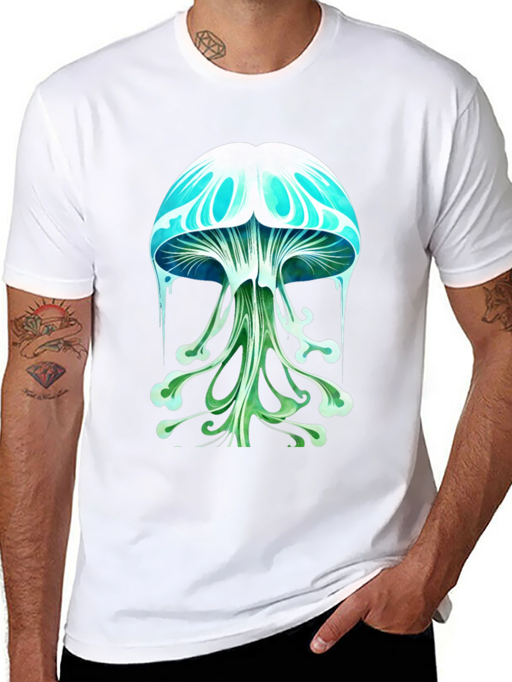 Jellyfish Graphic Tee - Unique Design
