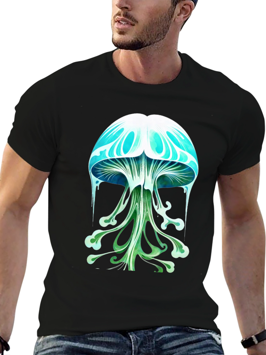 Jellyfish Graphic Tee - Unique Design