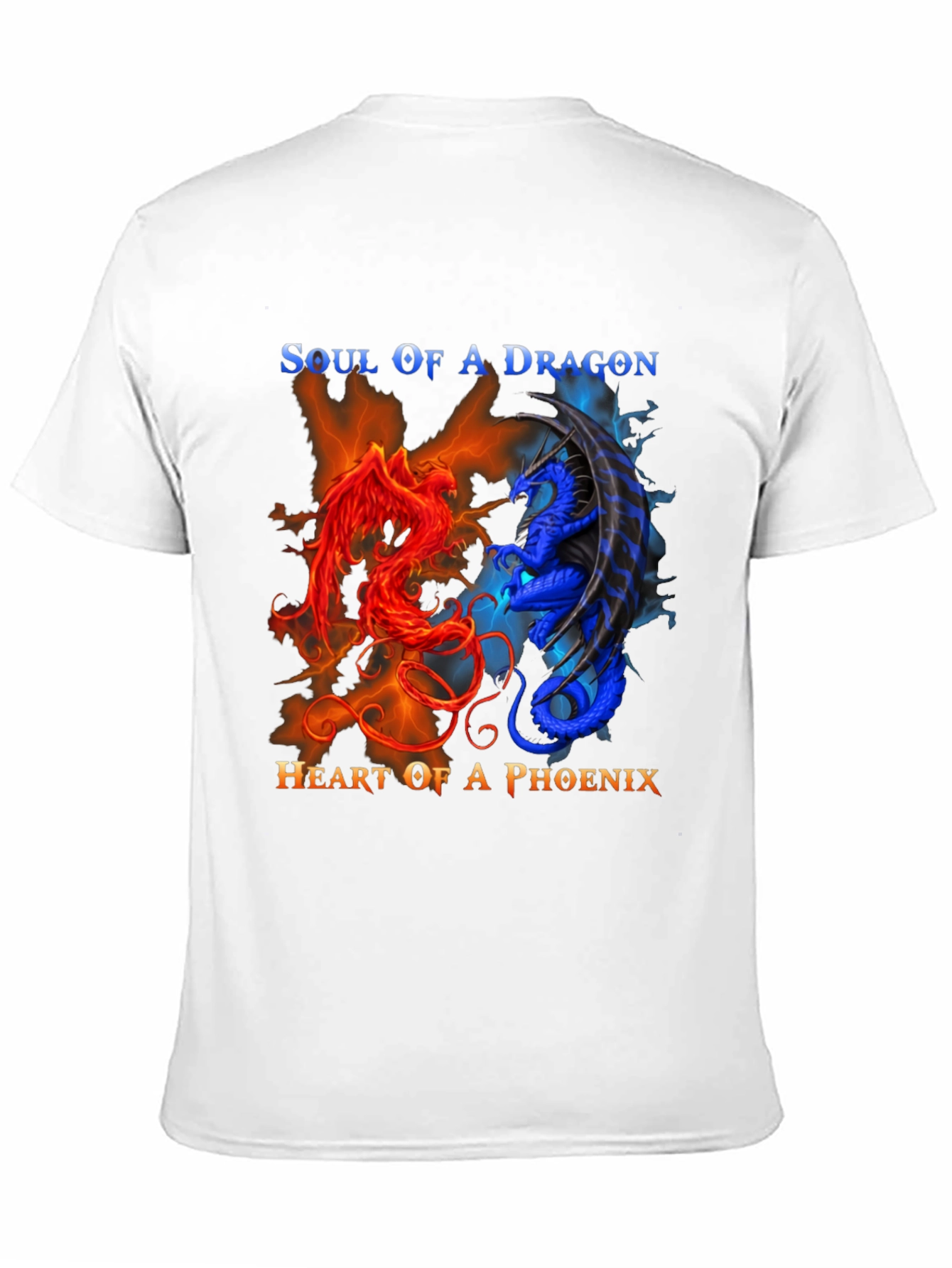 Soul of Dragon Heart of Phoenix Graphic Tee