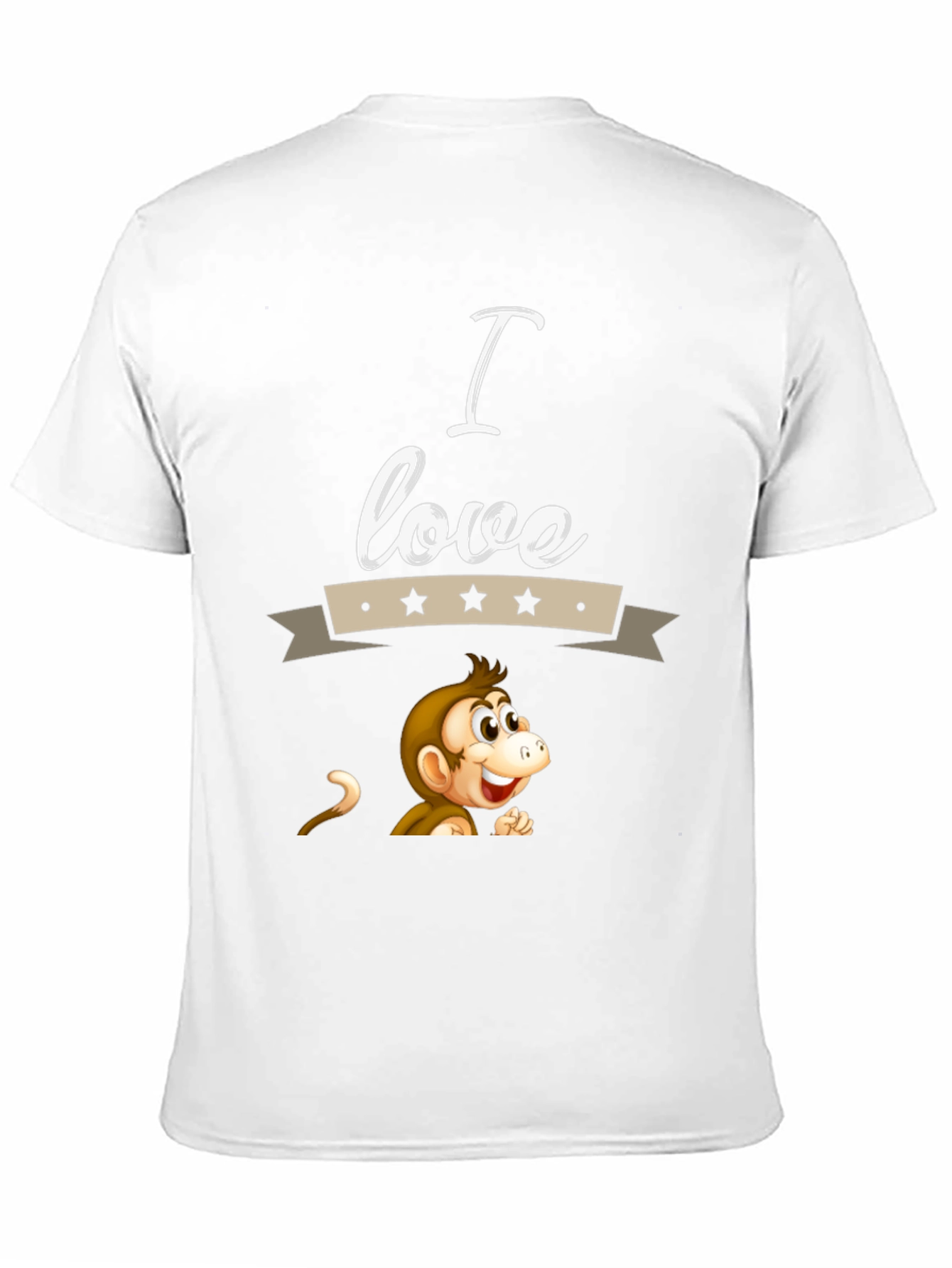 I Love Monkeys Graphic T-Shirt