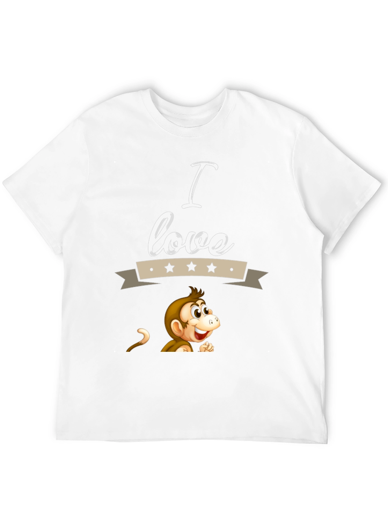 I Love Monkeys Graphic T-Shirt
