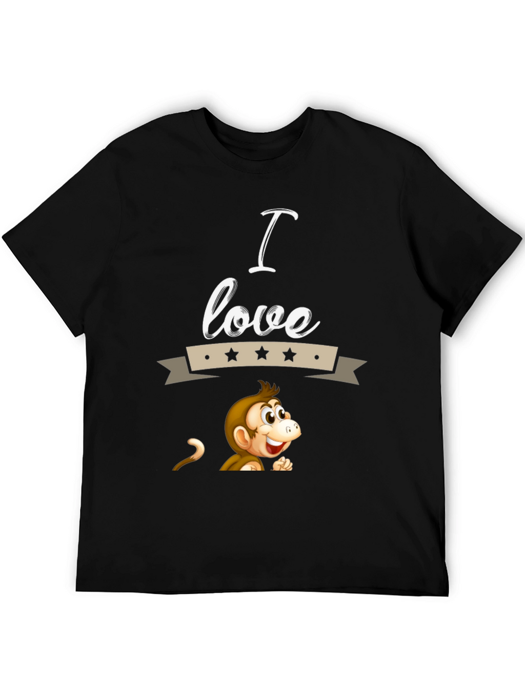 I Love Monkeys Graphic T-Shirt