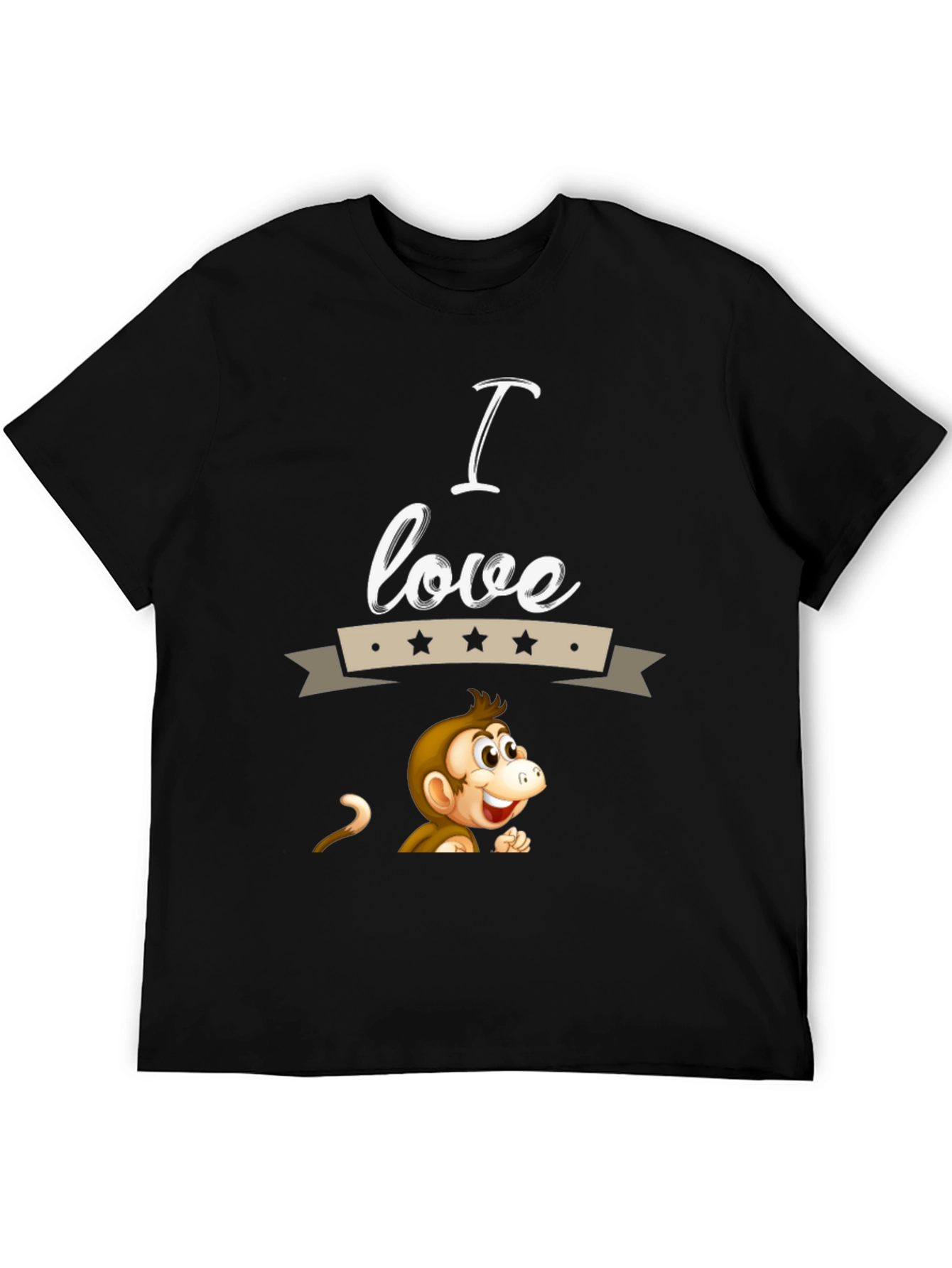 I Love Monkeys Graphic T-Shirt