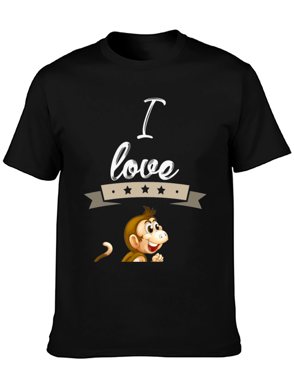 I Love Monkeys Graphic T-Shirt