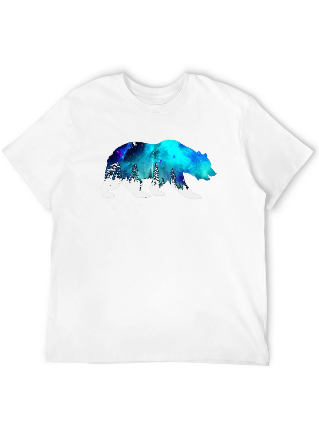 Galaxy Bear Graphic Tee - Black
