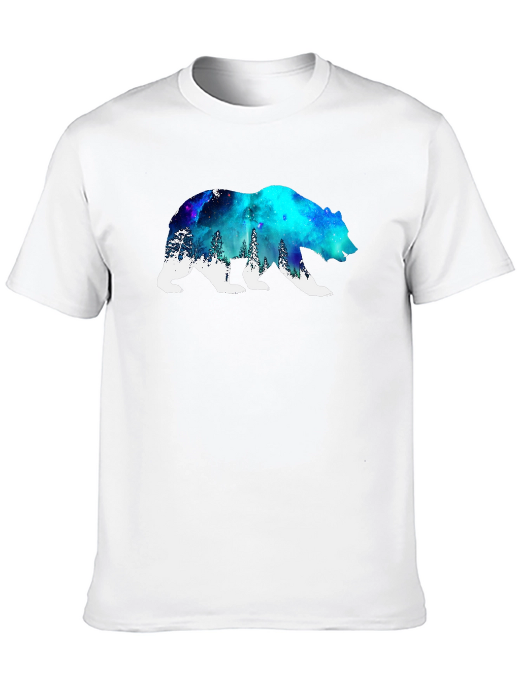 Galaxy Bear Graphic Tee - Black