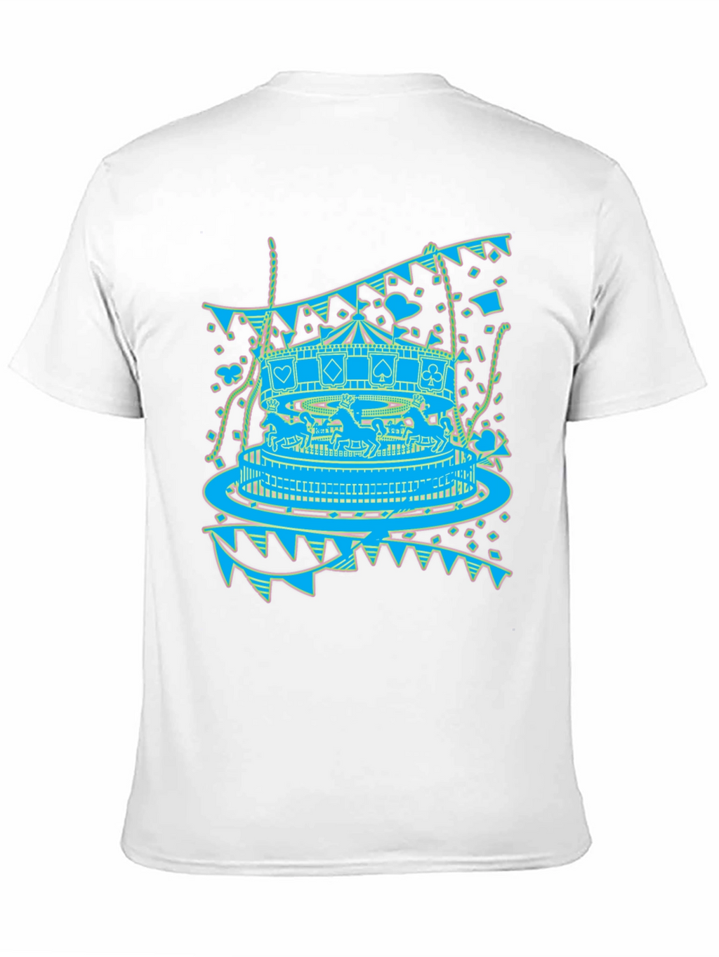Carousel Print Graphic Tee