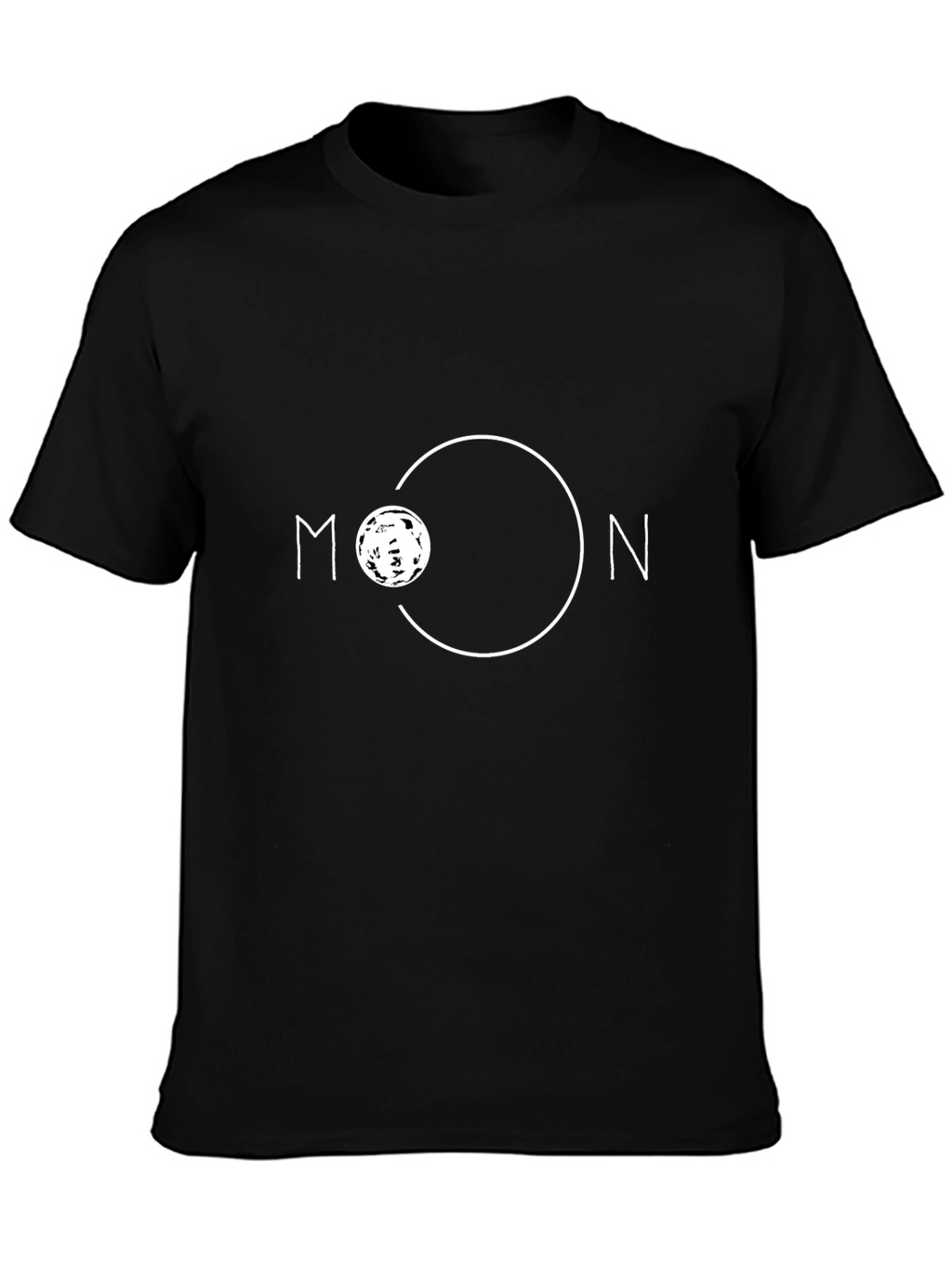 Moon Graphic Tee - Mens Black T-Shirt