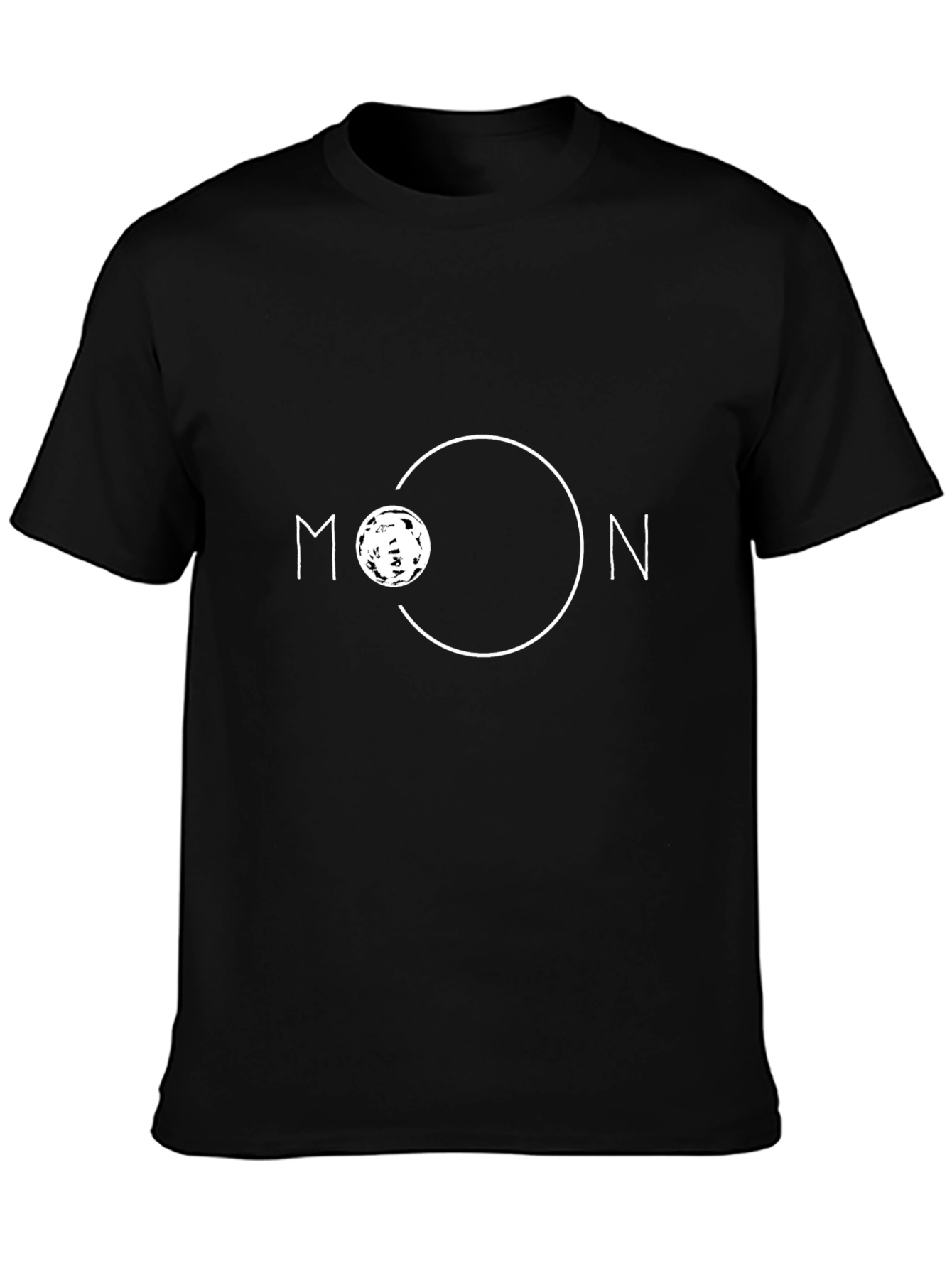 Moon Graphic Tee - Mens Black T-Shirt