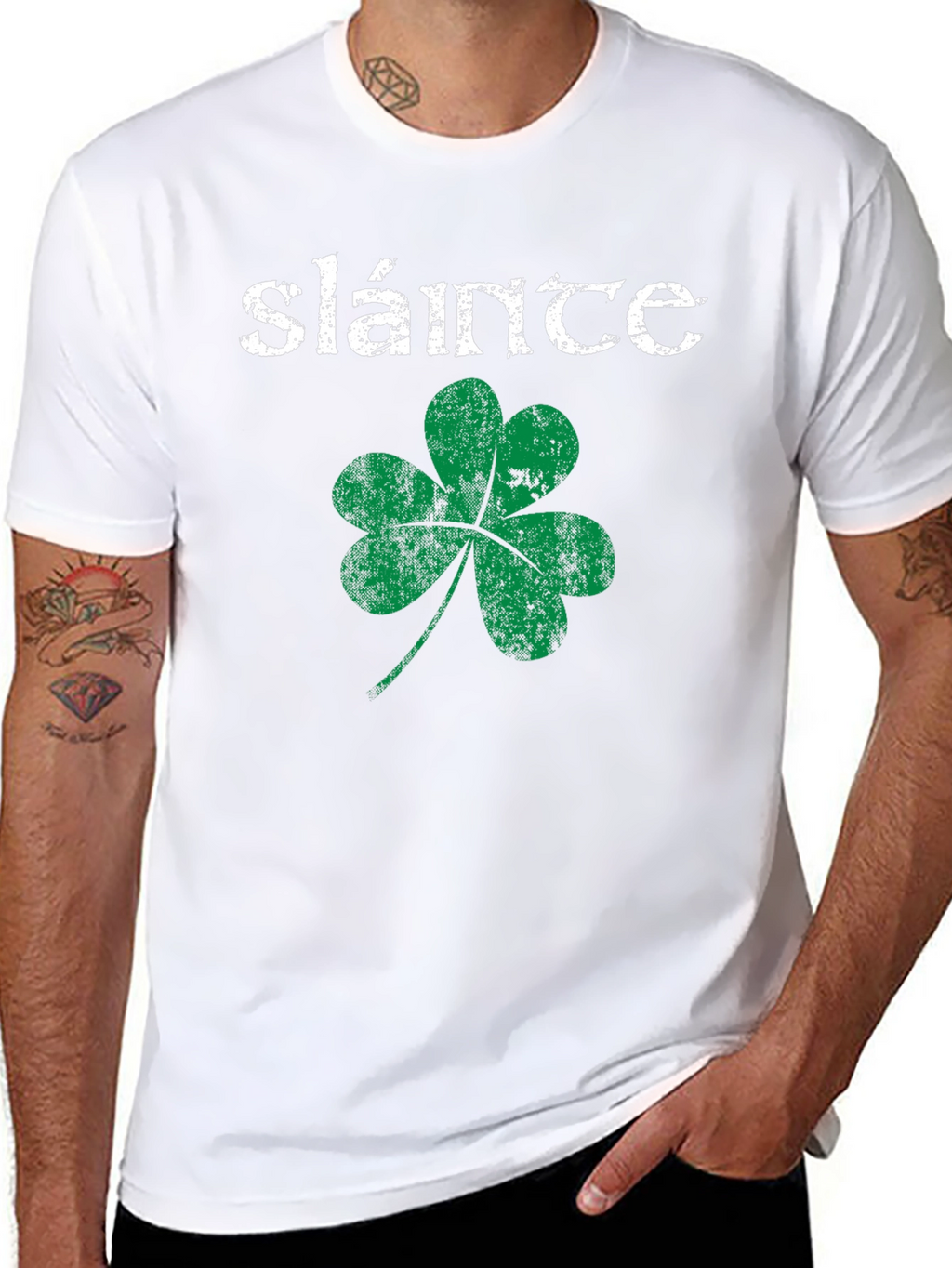 Sláinte Shamrock Irish St. Patricks Day T-Shirt