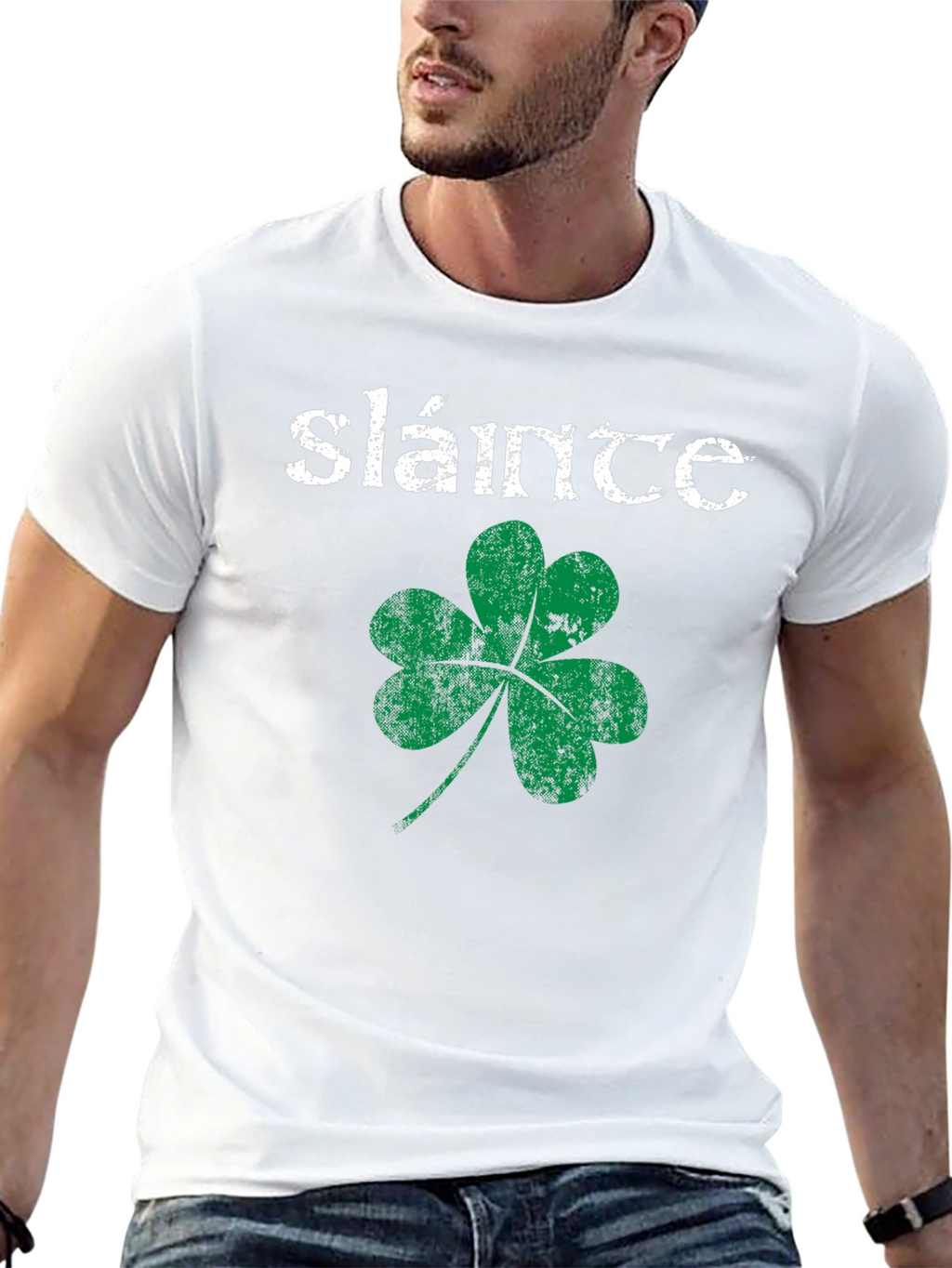 Sláinte Shamrock Irish St. Patricks Day T-Shirt