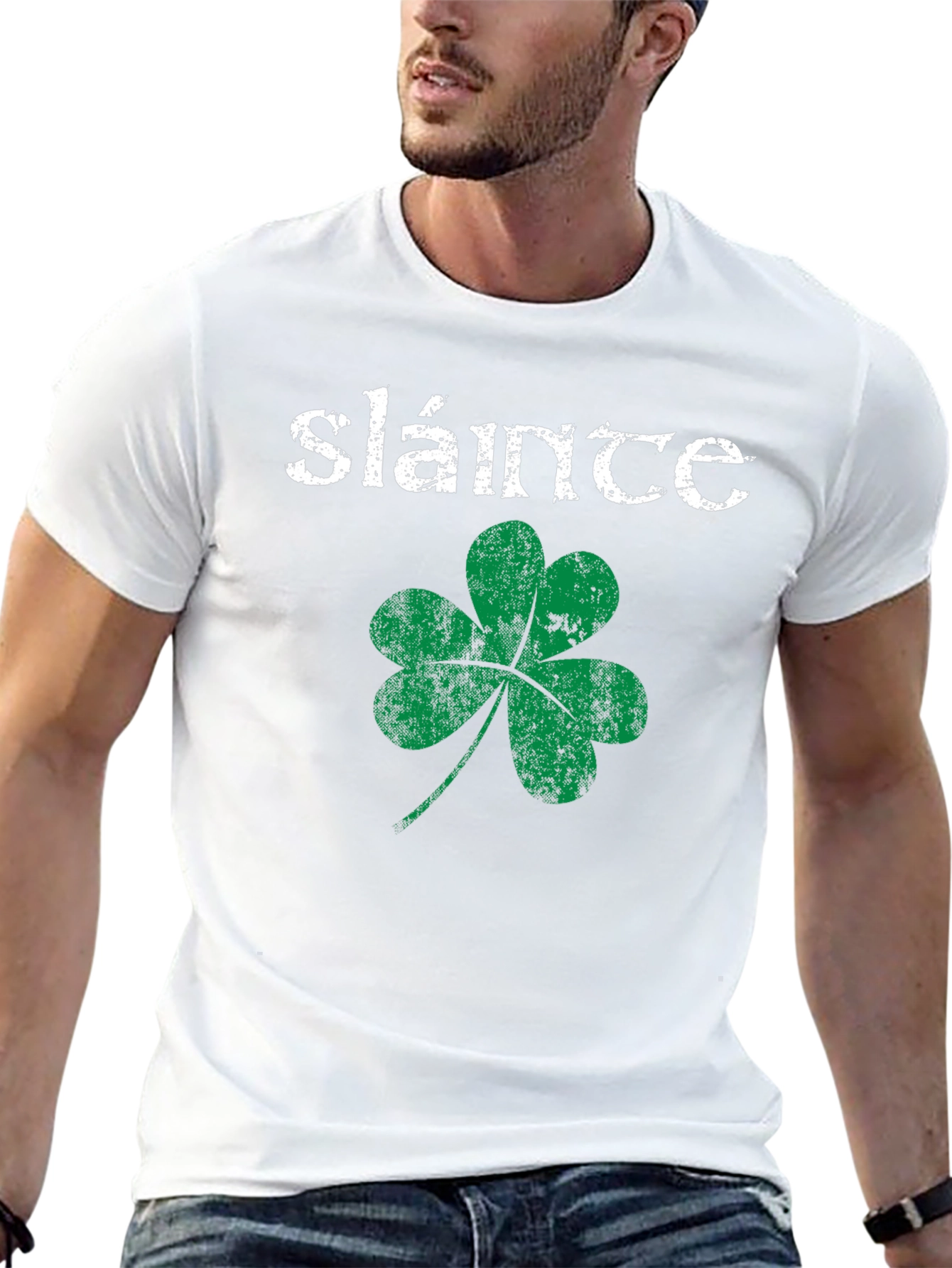 Sláinte Shamrock Irish St. Patricks Day T-Shirt