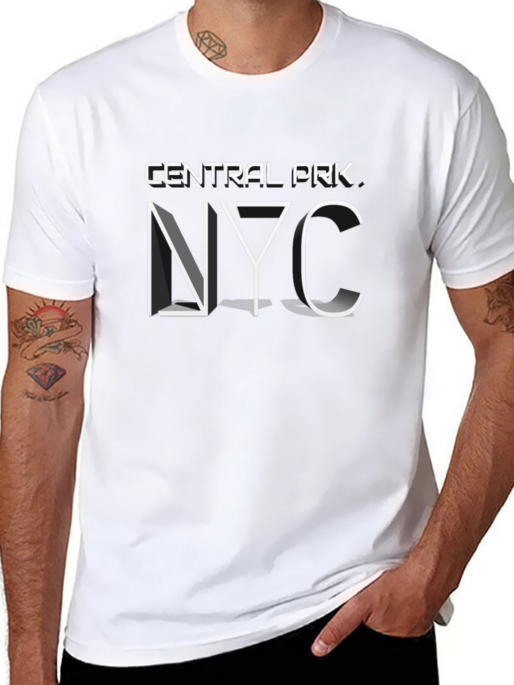 Central Park NYC Graphic Tee - Black