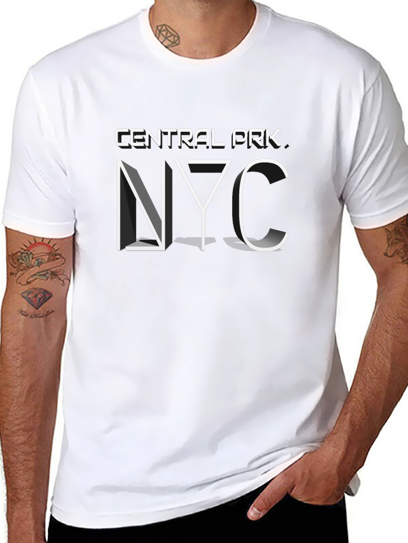 Central Park NYC Graphic Tee - Black