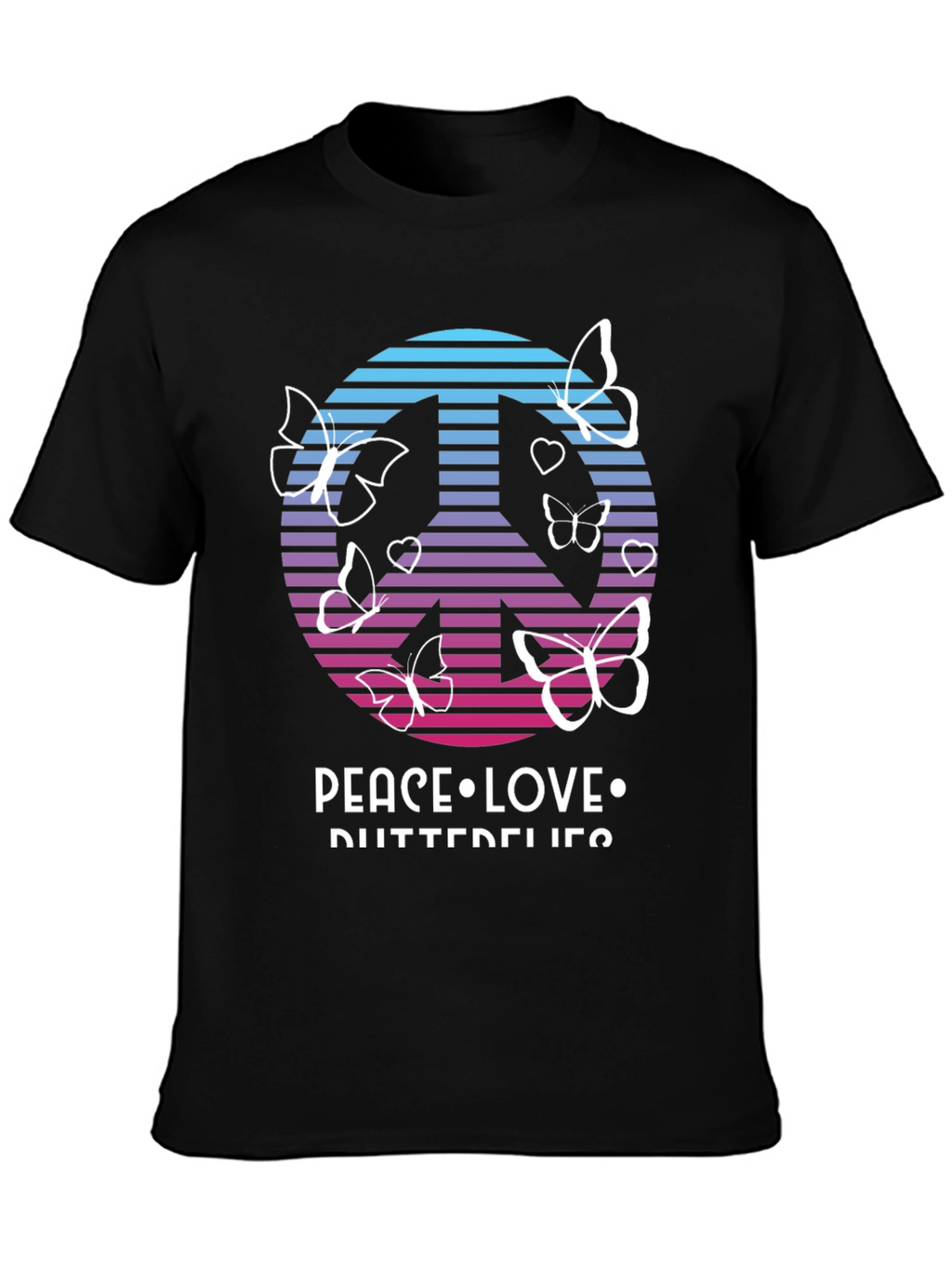Peace Love Butterflies T-Shirt