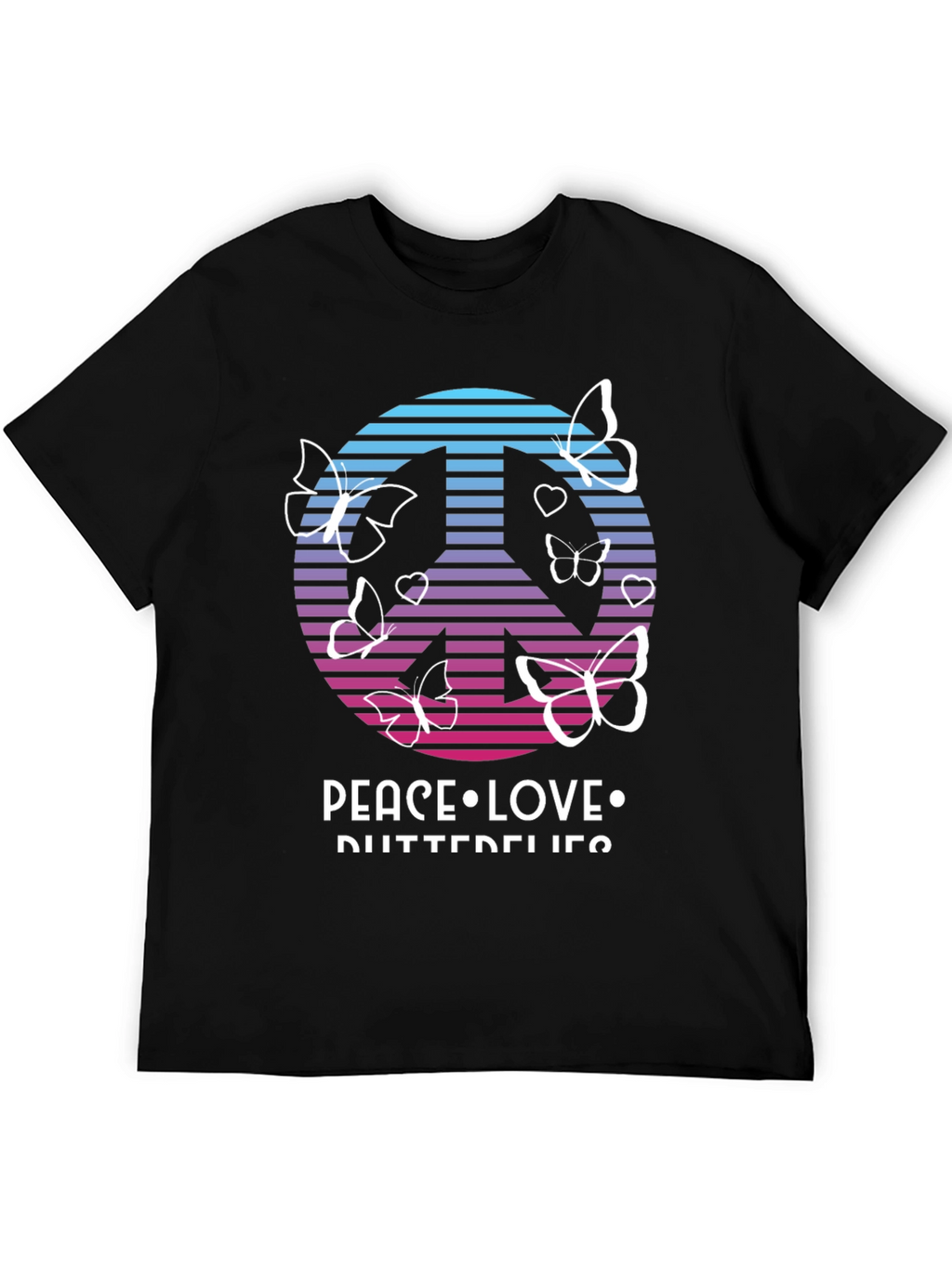 Peace Love Butterflies T-Shirt