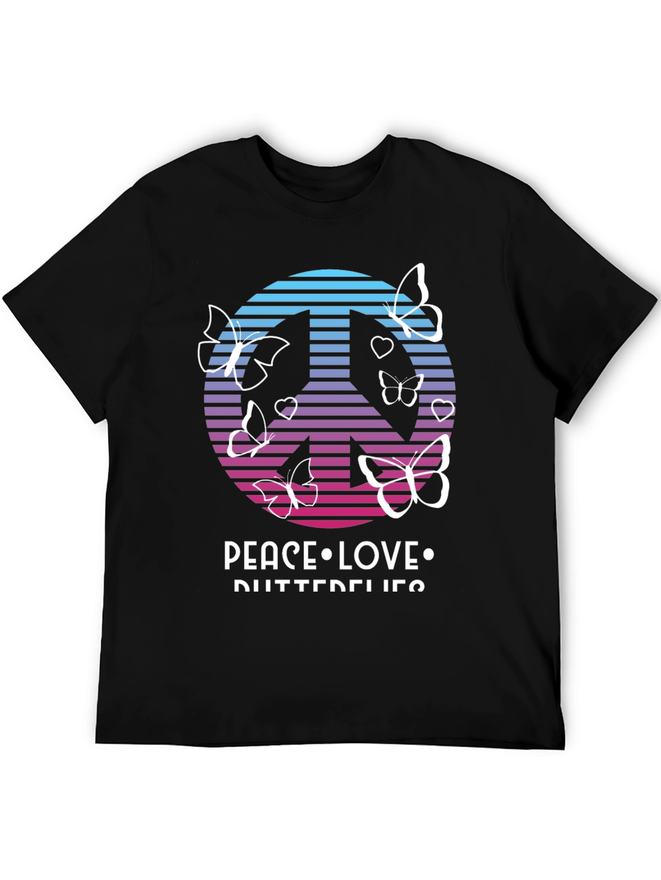 Peace Love Butterflies T-Shirt