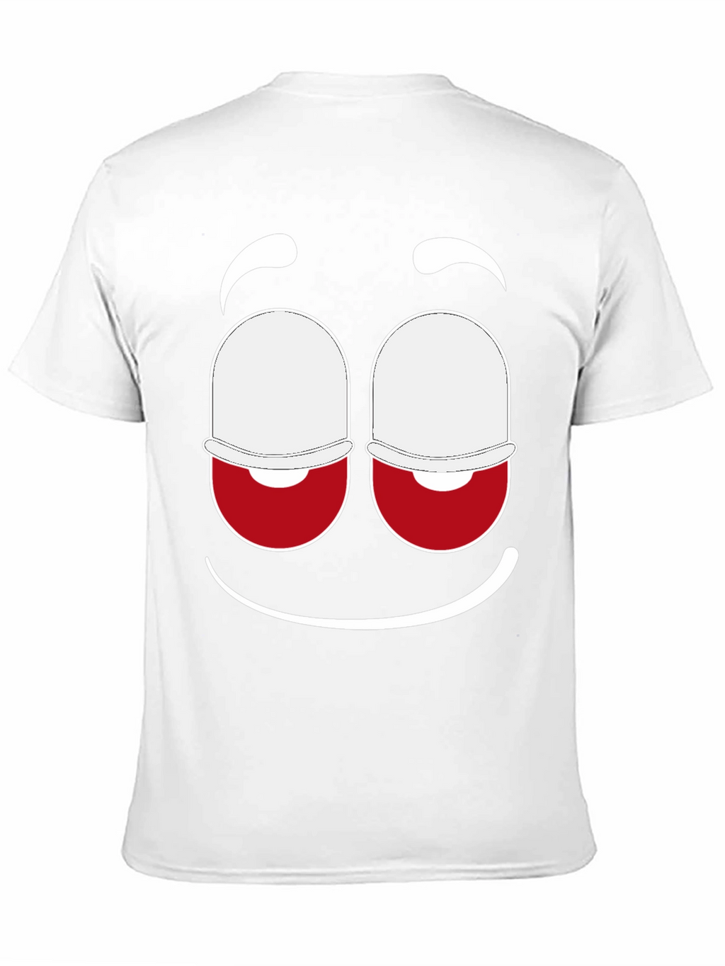 Funny Face Graphic Tee - Black Cotton Blend