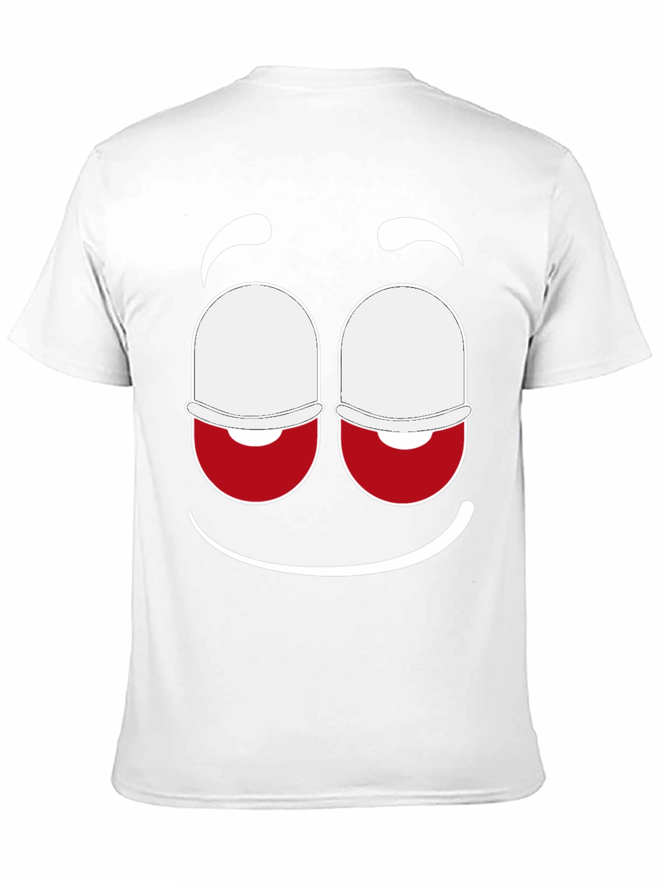Funny Face Graphic Tee - Black Cotton Blend