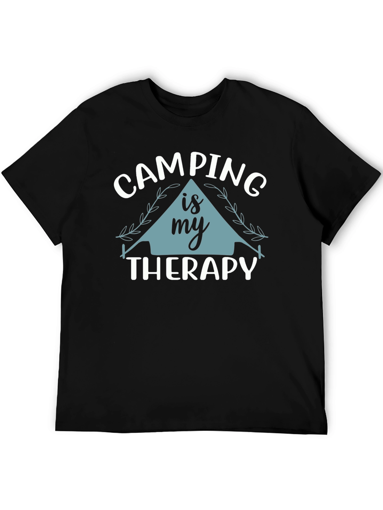 Camping Is My Therapy Tee - Outdoor Adventure Shirt