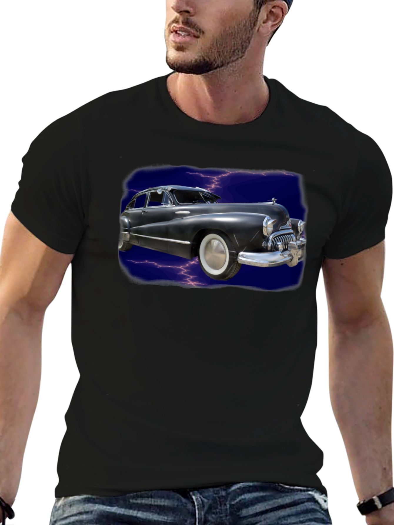 Classic Car Graphic Tee - Vintage Style
