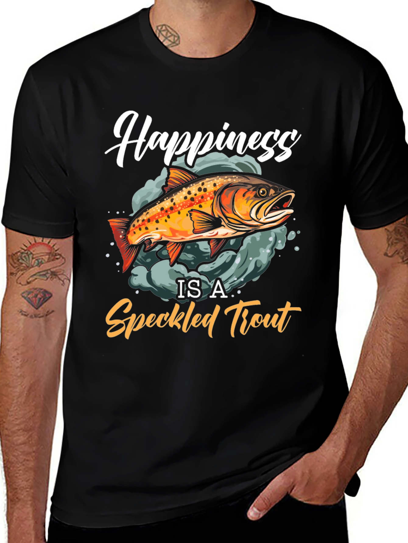 Speckled Trout Graphic T-Shirt: Fishing Lovers Tee