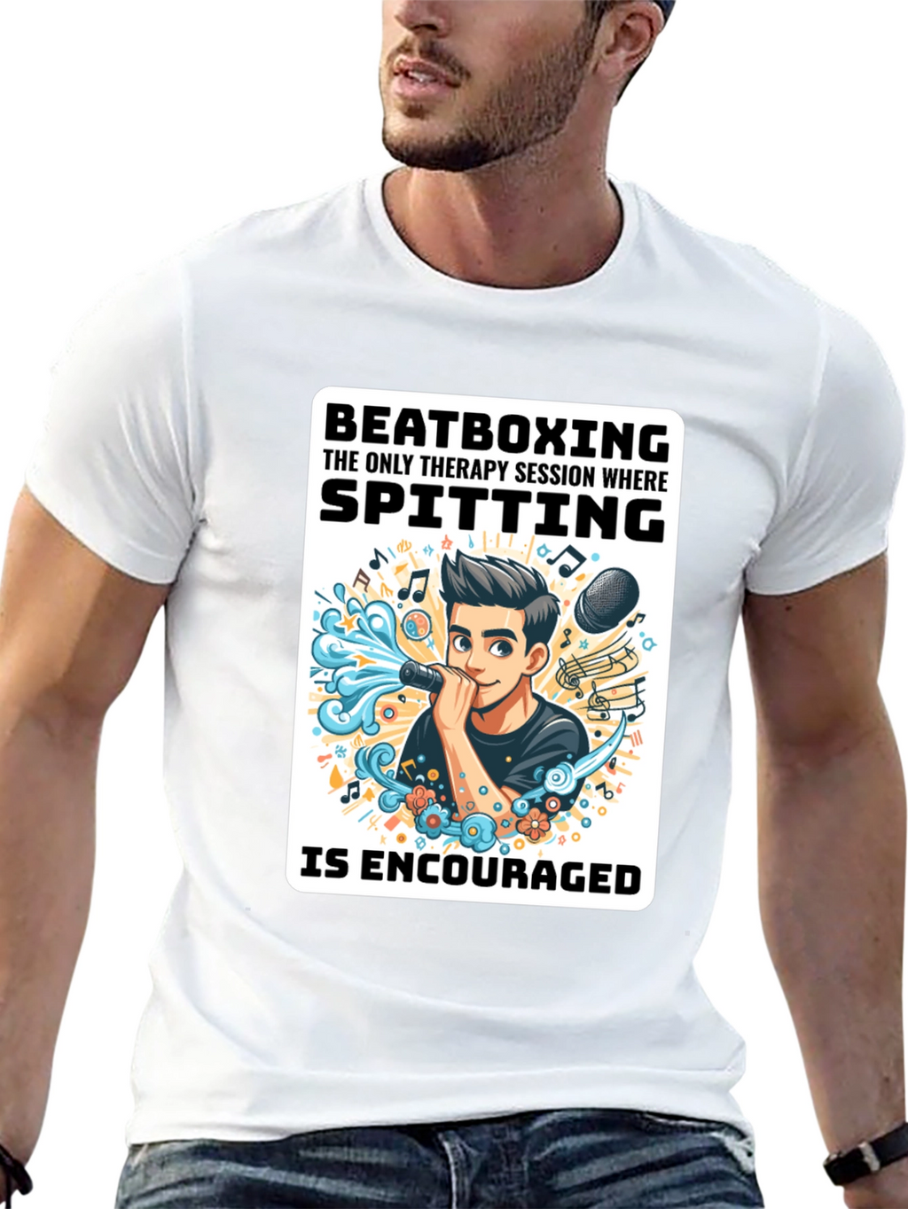 Beatboxing Therapy Session T-Shirt
