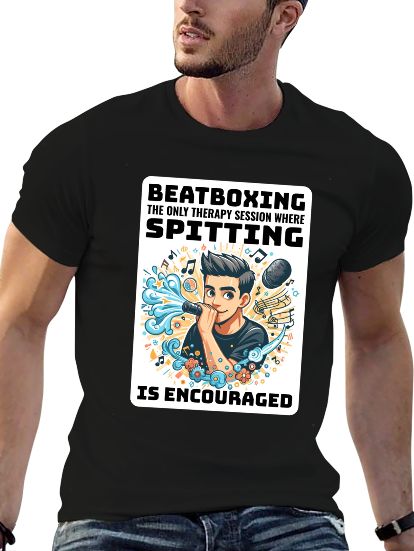Beatboxing Therapy Session T-Shirt
