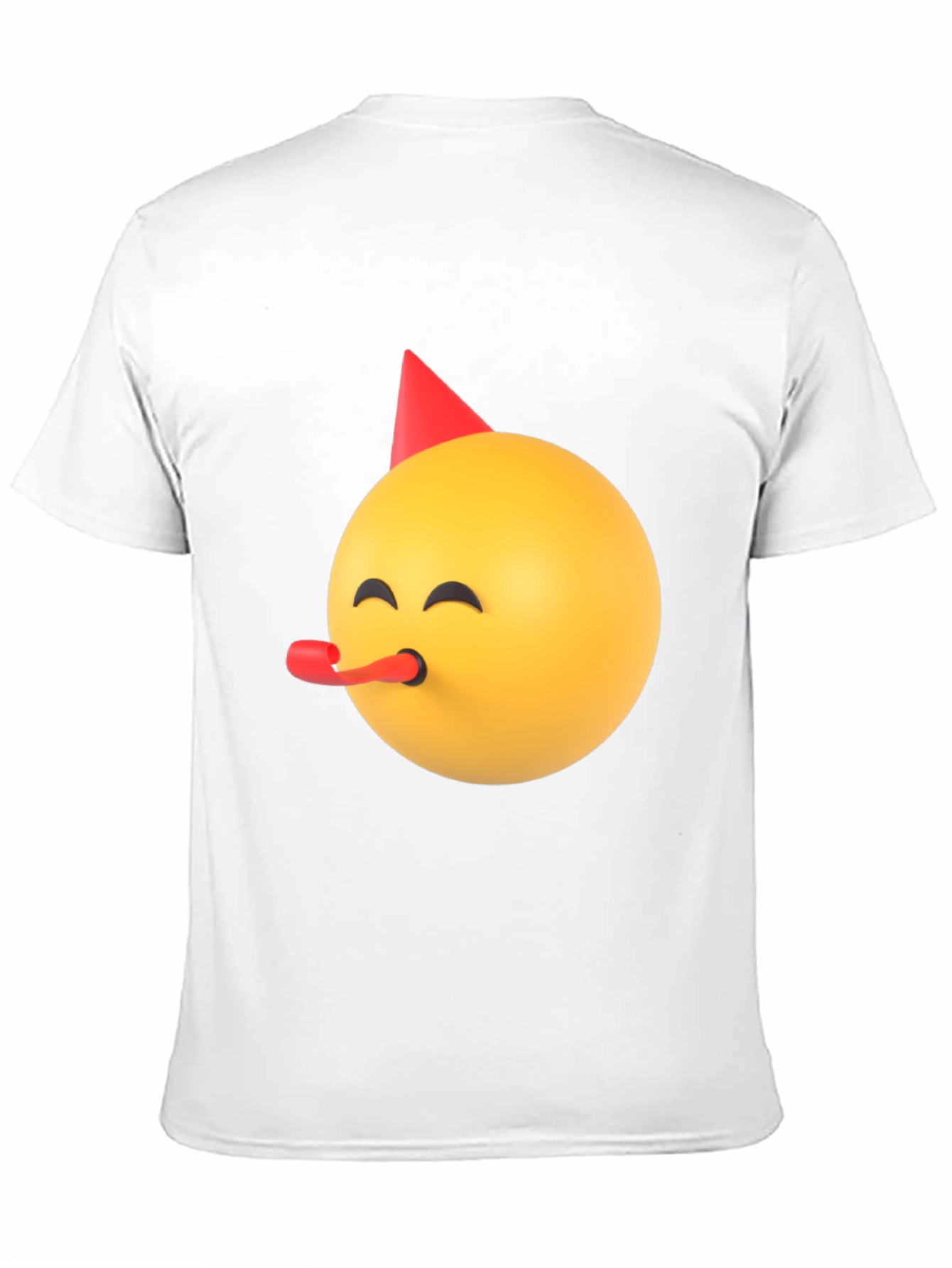 Party Emoji Black T-Shirt