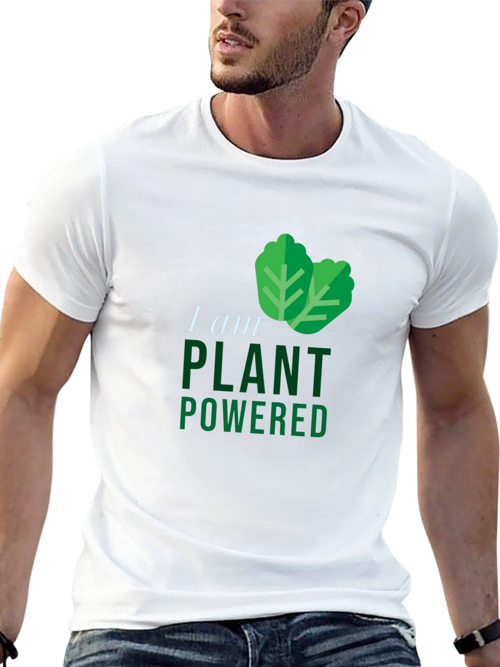 Plant Powered Black T-Shirt