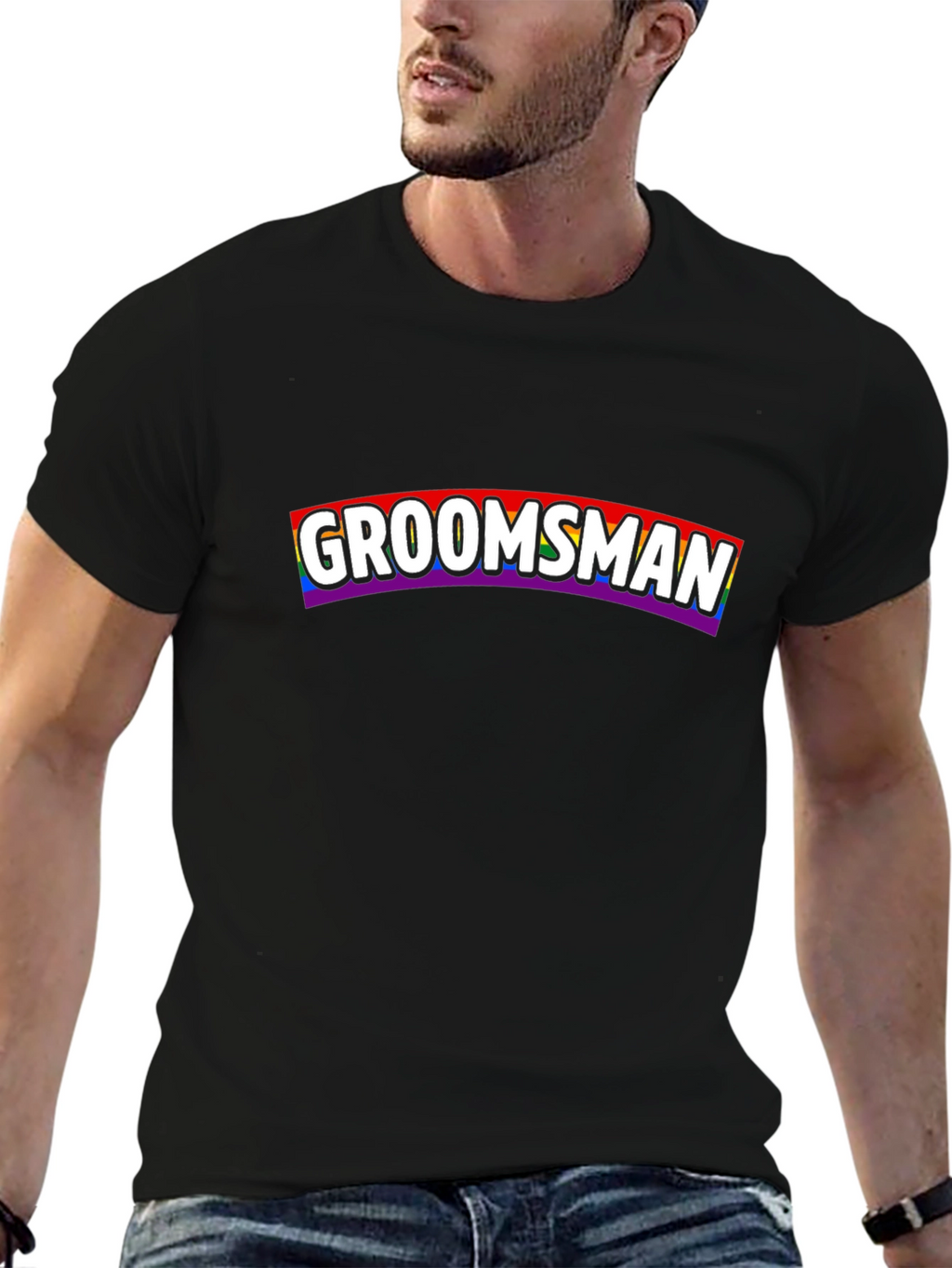 Groomsman LGBT Pride T-Shirt