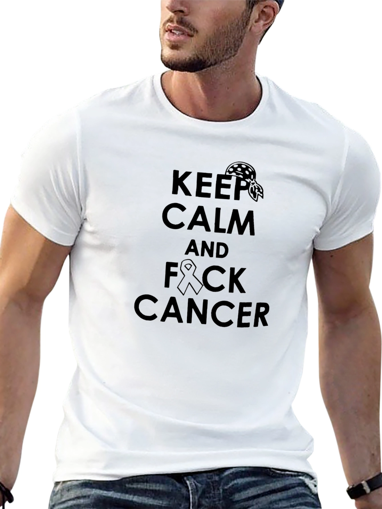 Keep Calm and F Cancer T-Shirt