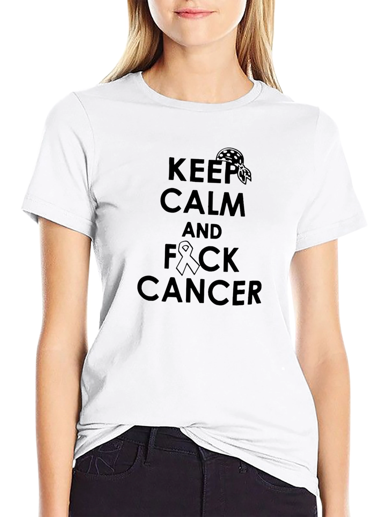 Keep Calm and F Cancer T-Shirt