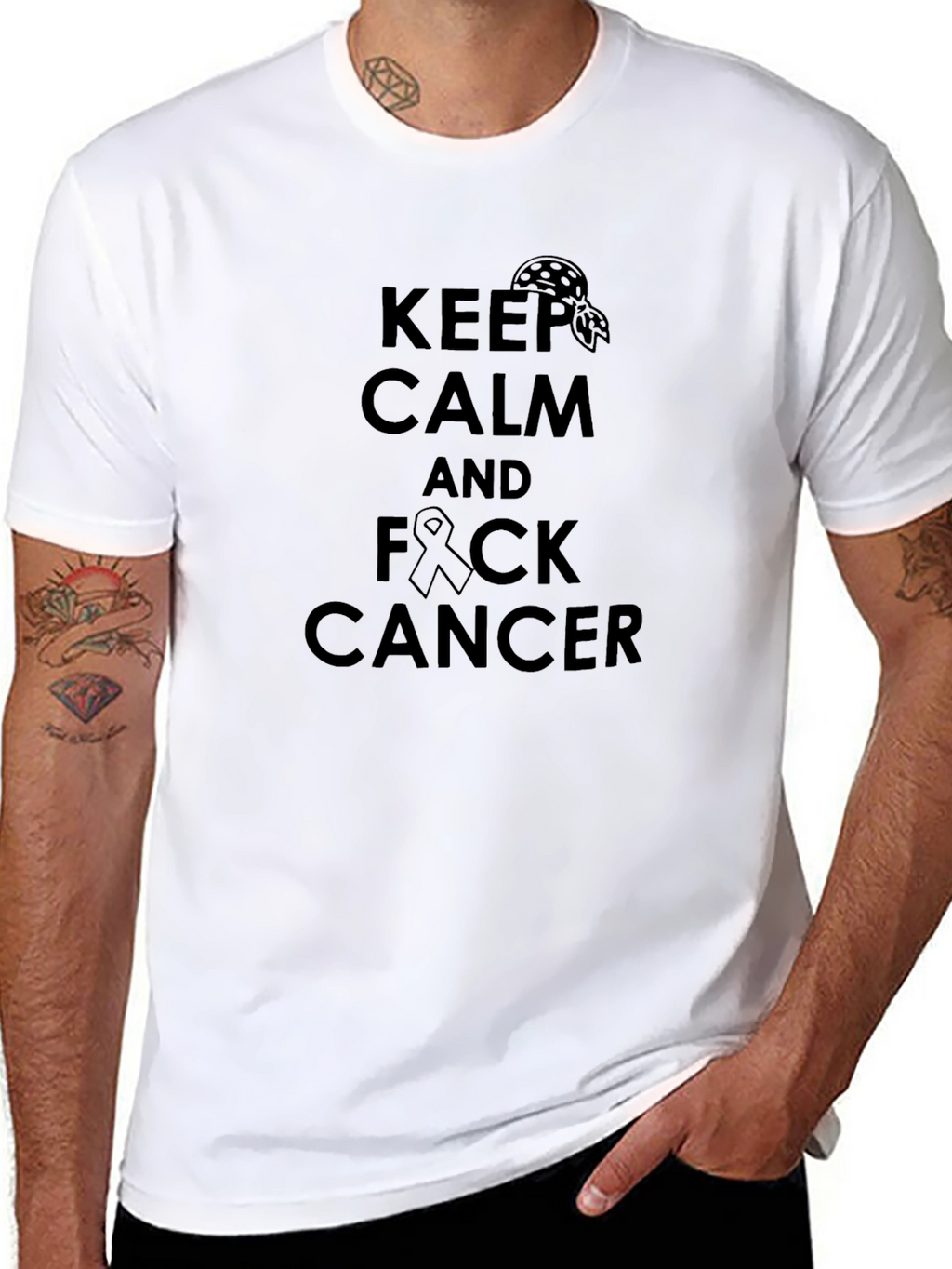 Keep Calm and F Cancer T-Shirt