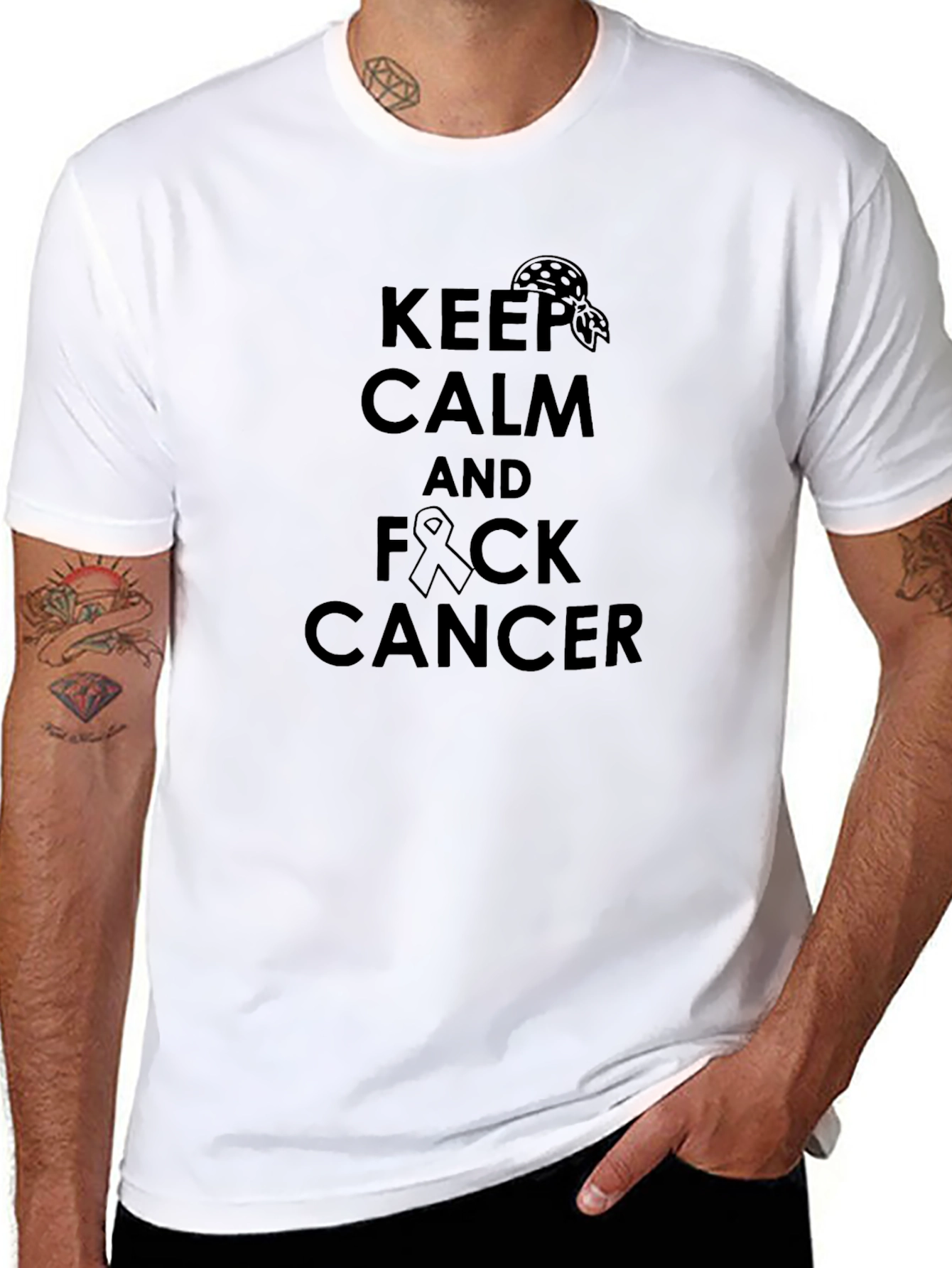 Keep Calm and F Cancer T-Shirt