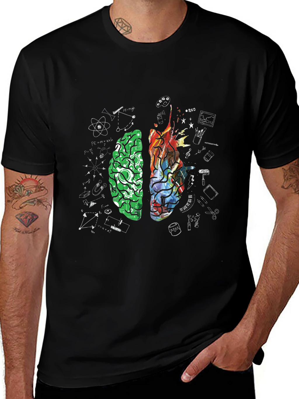 Dual Brain Function Graphic Tee
