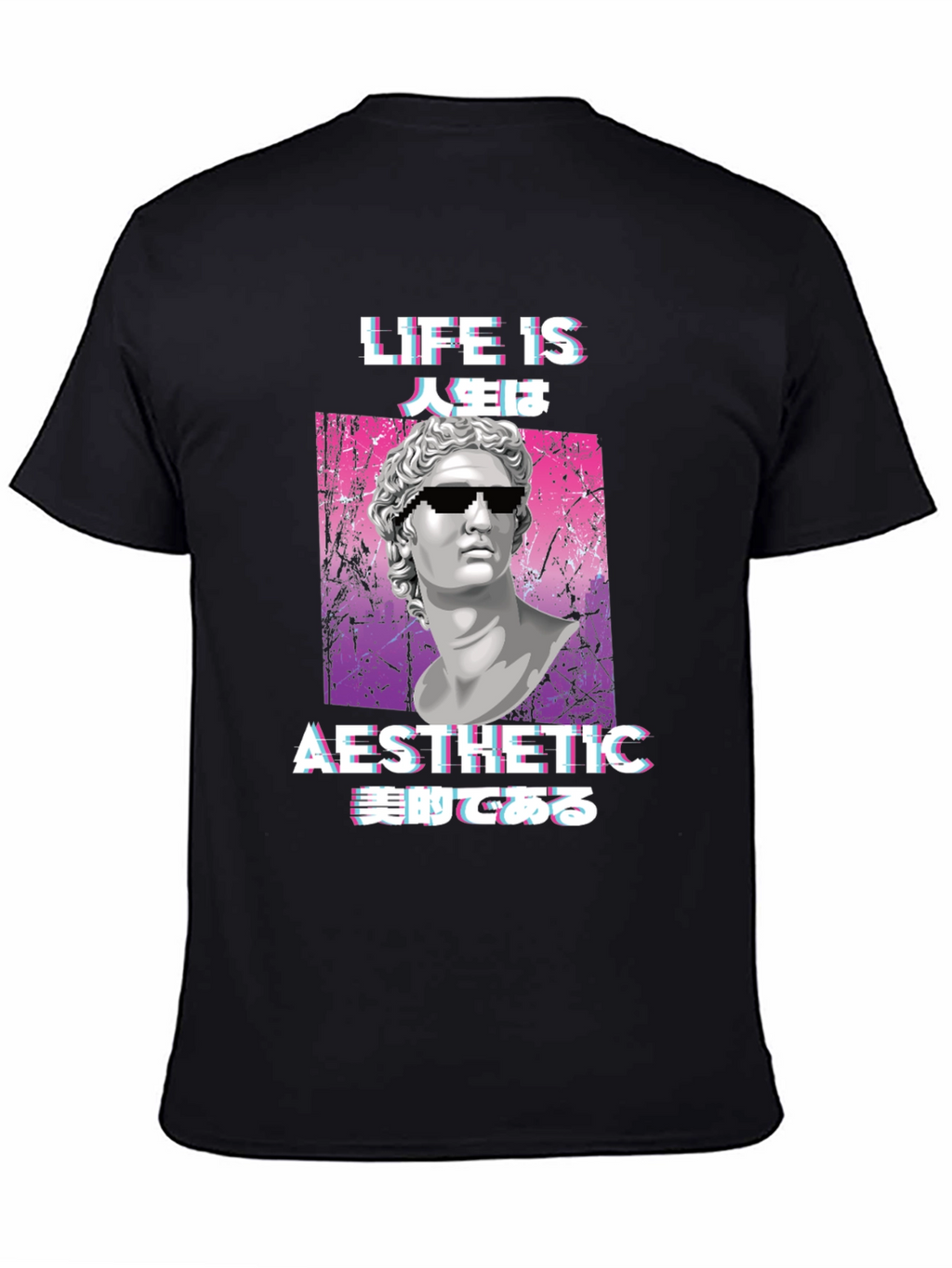 Aesthetic Life Statue Graphic Tee