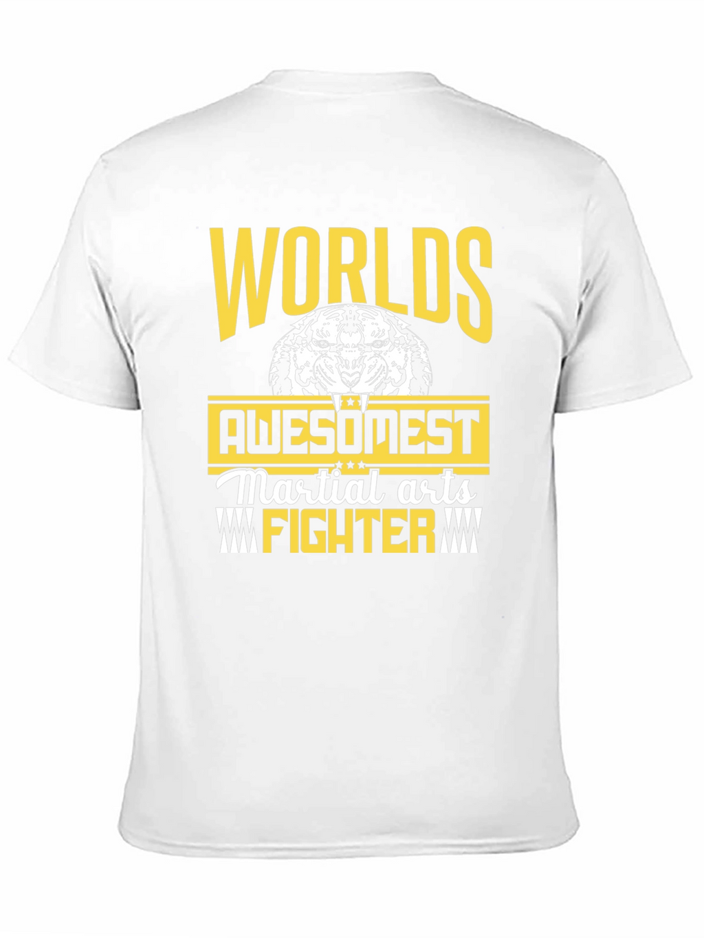 Worlds Awesomest Martial Arts Fighter Graphic T-Shirt