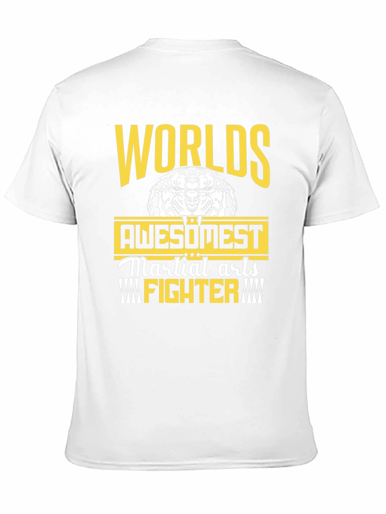 Worlds Awesomest Martial Arts Fighter Graphic T-Shirt