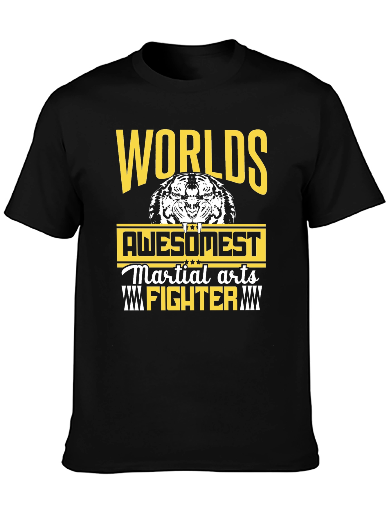 Worlds Awesomest Martial Arts Fighter Graphic T-Shirt