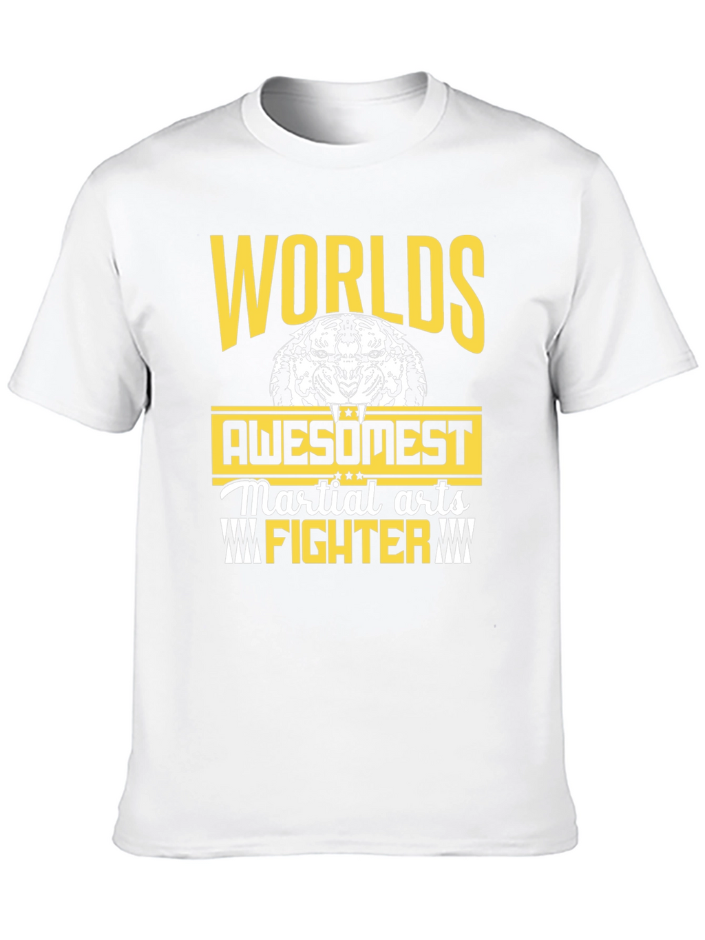 Worlds Awesomest Martial Arts Fighter Graphic T-Shirt