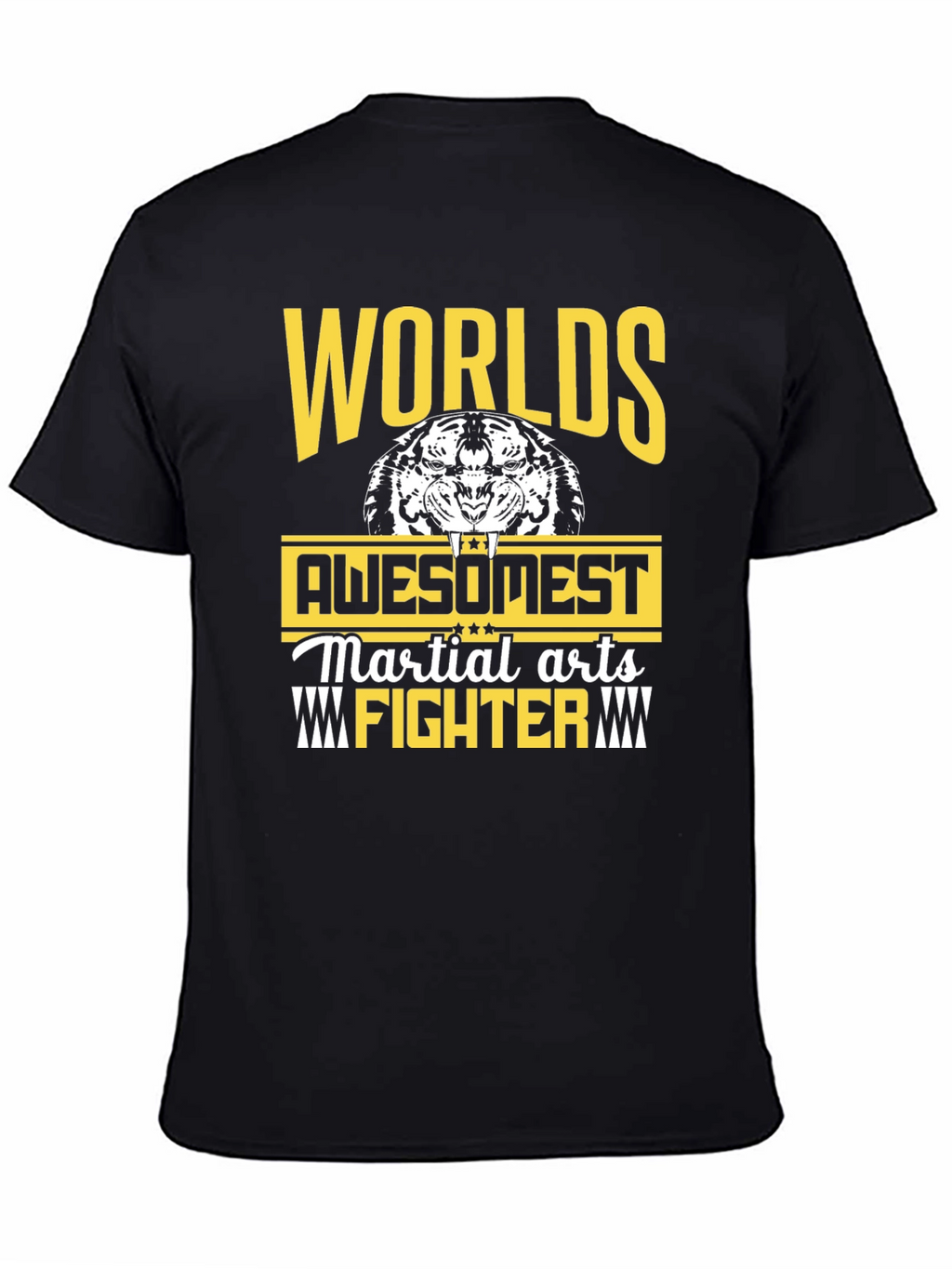Worlds Awesomest Martial Arts Fighter Graphic T-Shirt