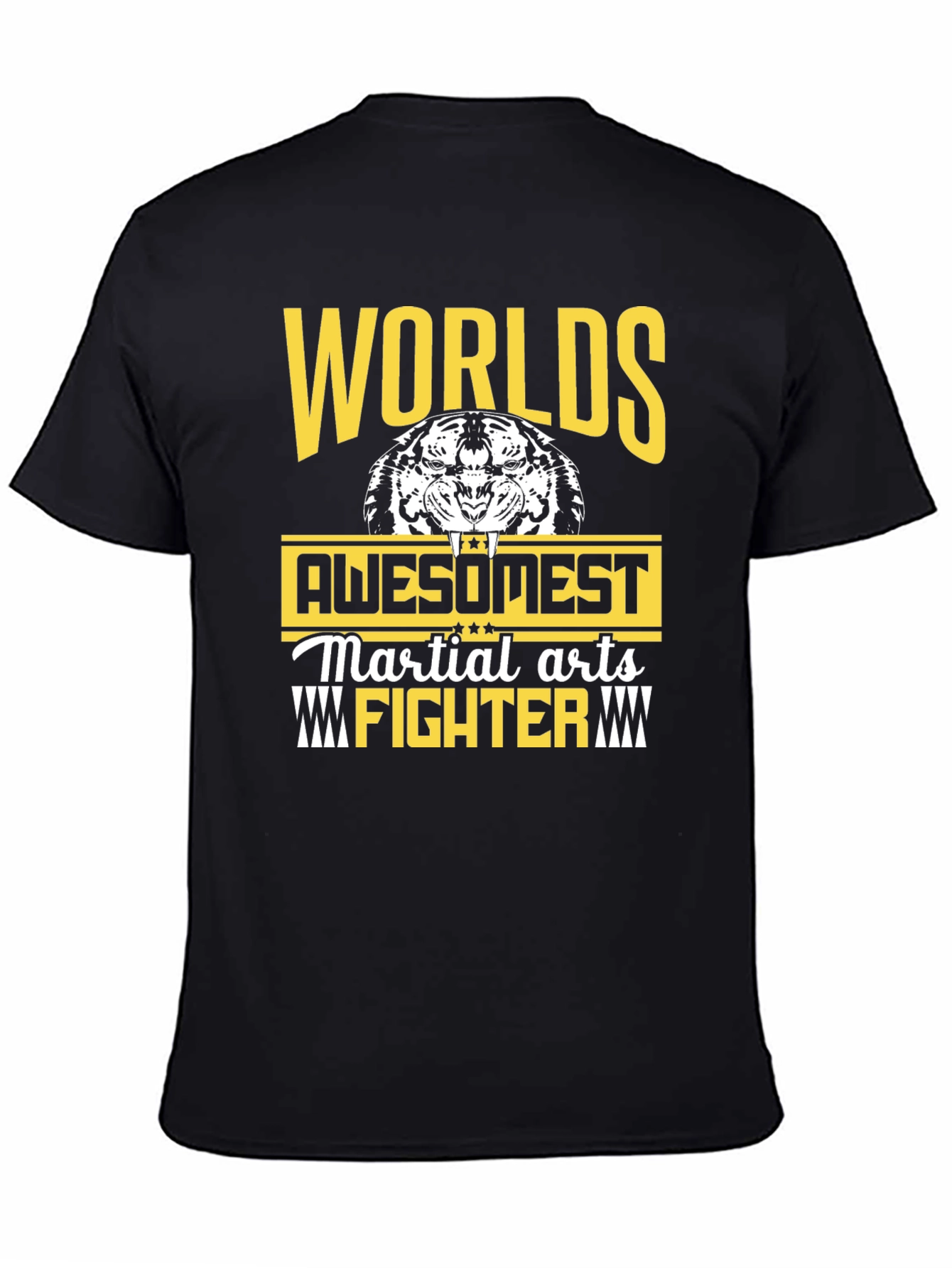 Worlds Awesomest Martial Arts Fighter Graphic T-Shirt